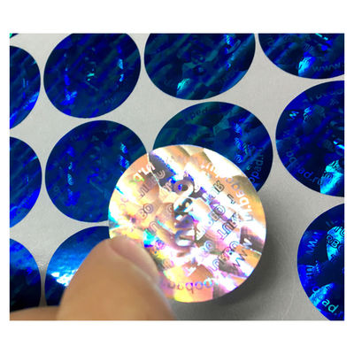 ماء 2D 3D جولة لفة ملصقات الهولوغرام أصيلة