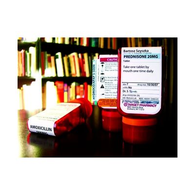 PET 10ml 20ml 30ml العلامات التحذيرية للأدوية زجاجة صيدلية