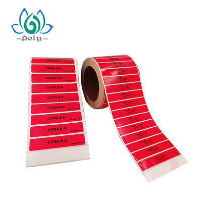 ملصق تتبع Gps عالي اللصق Rfid Dymo Label Roll Void Security