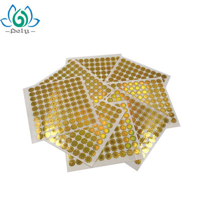 طباعة بالورنيش بالأشعة فوق البنفسجية ملصق الهولوغرام RoHS 3D
