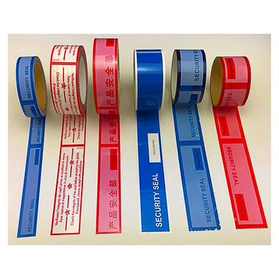 50x150mm طباعة أوفست RFID العبث تسميات الأمان الواضحة