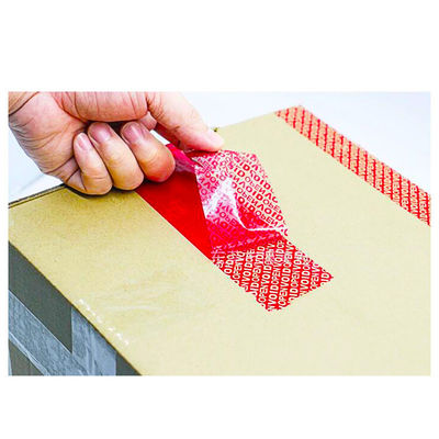 50x150mm طباعة أوفست RFID العبث تسميات الأمان الواضحة