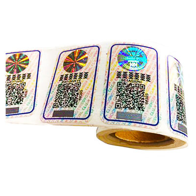 ملصقات الأمان الواضحة للعبث بكود QR من الفينيل