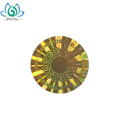 Pely Round Tamper Seal Stickers ملصقات الهولوغرام ثلاثية الأبعاد المخصصة